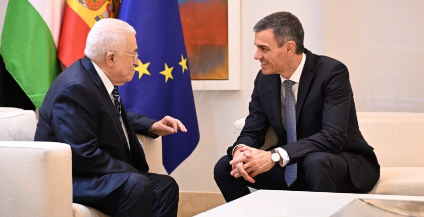 İspanya Başbakanı Sanchez ve Filistin Devlet Başkanı Abbas Madrid’de Görüştü