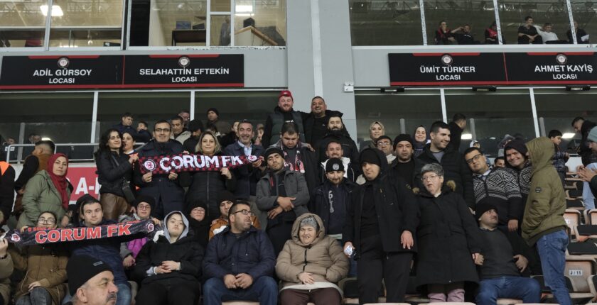 Özel Bireyler Çorum FK Maçıyla Coştu