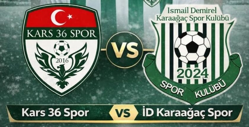 Kars36 Spor sahasında İsmail Demirel Karaağaç Spor Kulübü ile kozlarını paylaşacak