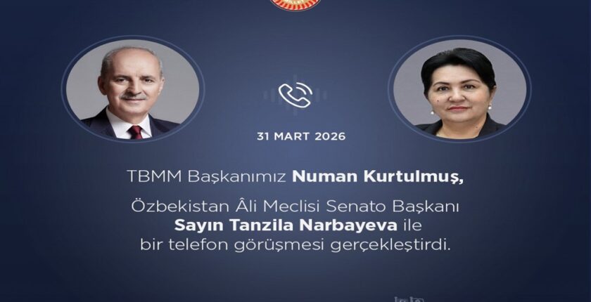 TBMM Başkanı Kurtulmuş, Özbekistanlı Mevkidaşı Narbayeva ile Görüştü