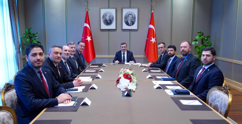 Cumhurbaşkanı Yardımcısı Yılmaz, ATBR Heyetini Kabul Etti: Hedef 100 Milyar Dolarlık Ticaret