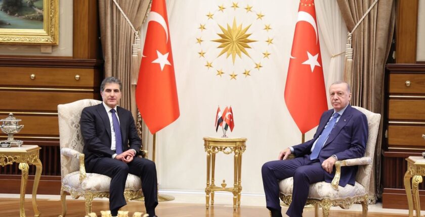 Erdoğan ile Neçirvan Barzani Telefonda Görüştü